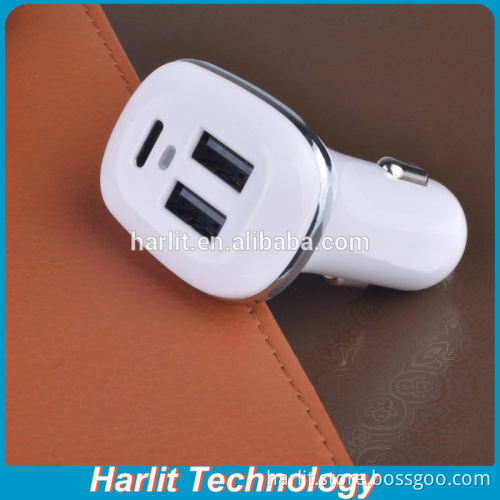 Best Price Dual Port USB Type C QC 2.0 Car USB Charger 5V 4.8A